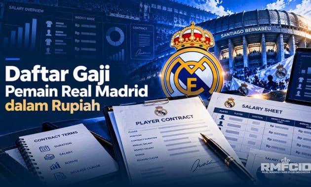 Daftar Gaji Pemain Real Madrid 2026/2027 dalam Rupiah