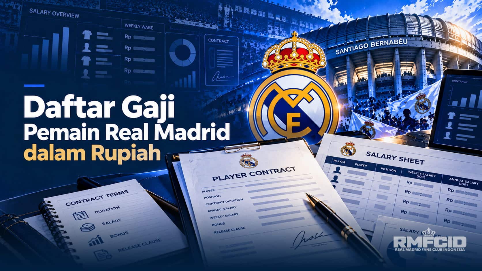 Daftar Gaji Pemain Real Madrid dalam Rupiah