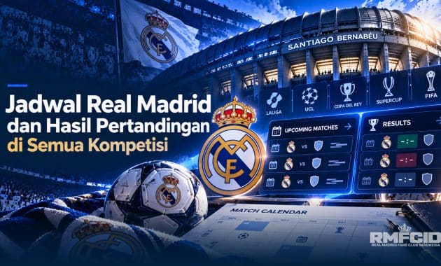 Jadwal Real Madrid 2026/2027 dan Hasil Pertandingan di Semua Kompetisi